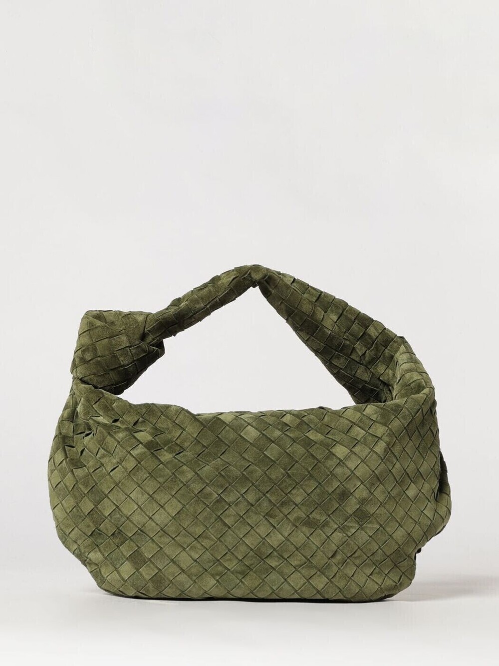 Bottega Veneta Jodie Intrecciato Hobo Bag Leather Cream